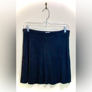 BB Dakota Black Faux Suede Skirt size 8